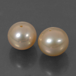 캐럿 천연 핑크 진주 보석, 구형 / 볼, 7.54 mm, 불투명체