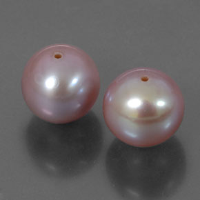 6.43캐럿 천연 핑크 진주 보석, 구형 / 볼, 7.65 mm, 불투명체