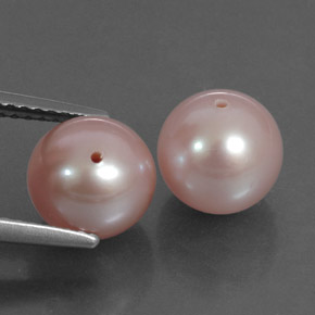 캐럿 천연 핑크 진주 보석, 구형 / 볼, 7.78 mm, 불투명체