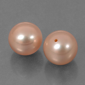캐럿 천연 핑크 진주 보석, 구형 / 볼, 7.79 mm, 불투명체