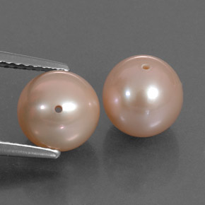 6.47캐럿 천연 라이트 핑크 진주 보석, 구형 / 볼, 7.79 mm, 불투명체