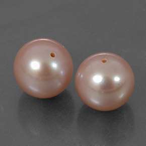 6.75캐럿 천연 라이트 핑크 진주 보석, 구형 / 볼, 7.71 mm, 불투명체