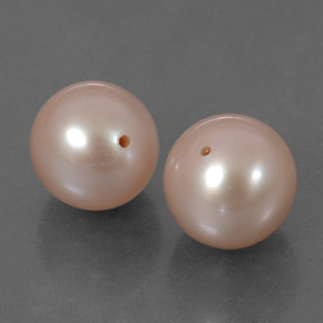 6.59캐럿 천연 라이트 핑크 진주 보석, 구형 / 볼, 7.62 mm, 불투명체