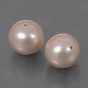 6.43캐럿 천연 라이트 핑크 진주 보석, 구형 / 볼, 7.70 mm, 불투명체