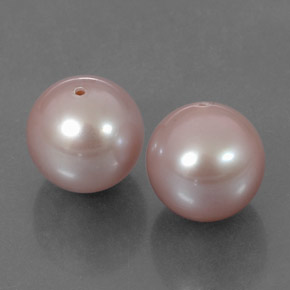 6.69캐럿 천연 오렌지 핑크 진주 보석, 구형 / 볼, 7.88 mm, 불투명체