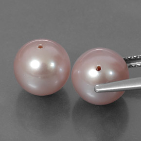 6.69캐럿 천연 오렌지 핑크 진주 보석, 구형 / 볼, 7.88 mm, 불투명체