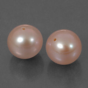 캐럿 천연 핑크 진주 보석, 구형 / 볼, 7.90 mm, 불투명체