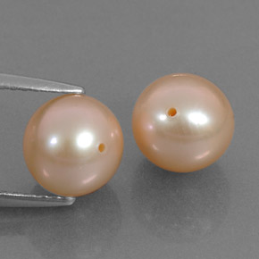6.13캐럿 천연 핑크 진주 보석, 구형 / 볼, 7.52 mm, 불투명체