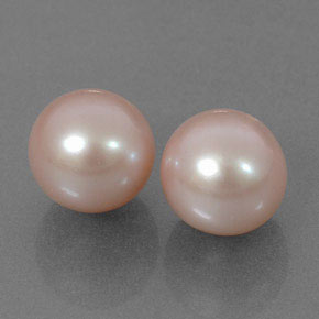 캐럿 천연 핑크 진주 보석, 구형 / 볼, 7.82 mm, 불투명체