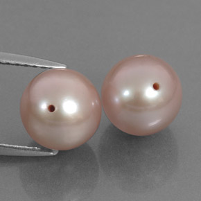 6.78캐럿 천연 핑크 진주 보석, 구형 / 볼, 7.83 mm, 불투명체