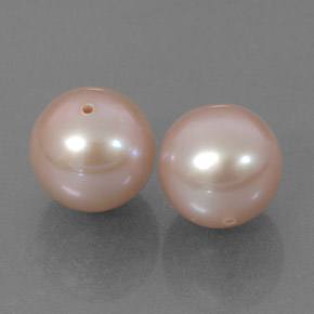 캐럿 천연 핑크 진주 보석, 구형 / 볼, 7.81 mm, 불투명체