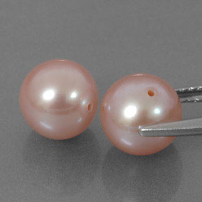캐럿 천연 핑크 진주 보석, 구형 / 볼, 7.73 mm, 불투명체