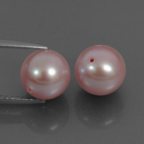 6.78캐럿 천연 핑크 진주 보석, 구형 / 볼, 7.93 mm, 불투명체