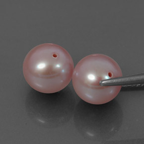 6.78캐럿 천연 핑크 진주 보석, 구형 / 볼, 7.93 mm, 불투명체