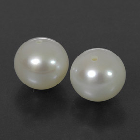 캐럿 천연 크림 진주 보석, 구 / 공, 불투명체