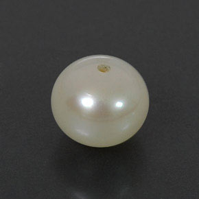 3.90캐럿 천연 크림 진주, 구형 / 볼, 8.53 mm, 불투명체