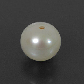 3.75캐럿 천연 크림 진주, 구형 / 볼, 8.29 mm, 불투명체