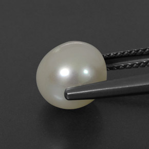 3.81캐럿 천연 크림 진주, 구형 / 볼, 8.39 mm, 불투명체