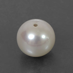 3.81캐럿 천연 크림 진주, 구형 / 볼, 8.28 mm, 불투명체