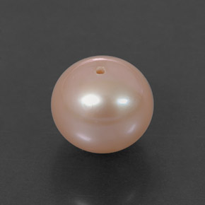 3.63캐럿 천연 핑크 진주, 구형 / 볼, 8.17 mm, 불투명체