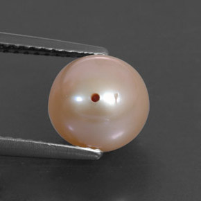 3.63캐럿 천연 핑크 진주, 구형 / 볼, 8.17 mm, 불투명체