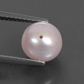 3.60캐럿 천연 핑크 진주, 구형 / 볼, 8.09 mm, 불투명체