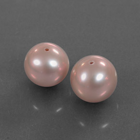 캐럿 천연 핑크 진주 보석, 구형 / 볼, 7.53 mm, 불투명체