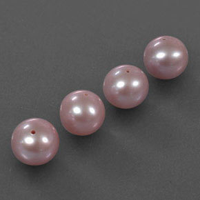 12.07캐럿 천연 핑크 진주 보석, 구형 / 볼, 7.56 mm, 불투명체