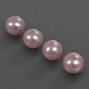 12.07캐럿 천연 핑크 진주 보석, 구형 / 볼, 7.56 mm, 불투명체