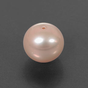 3.25캐럿 천연 핑크 진주, 구형 / 볼, 7.78 mm, 불투명체