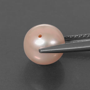 3.25캐럿 천연 핑크 진주, 구형 / 볼, 7.78 mm, 불투명체
