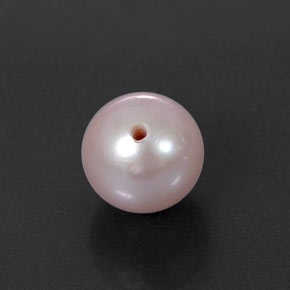 2.58캐럿 천연 실버 핑크 진주, 구형 / 볼, 7.25 mm, 불투명체