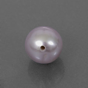 2.58캐럿 천연 실버 핑크 진주, 구형 / 볼, 7.26 mm, 불투명체