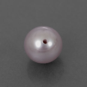 2.58캐럿 천연 실버 핑크 진주, 구형 / 볼, 7.31 mm, 불투명체