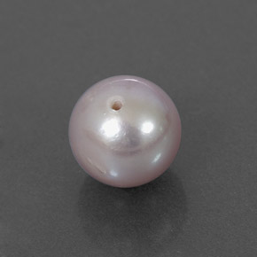 2.65캐럿 천연 실버 핑크 진주, 구형 / 볼, 7.32 mm, 불투명체