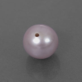2.55캐럿 천연 실버 핑크 진주, 구형 / 볼, 7.11 mm, 불투명체