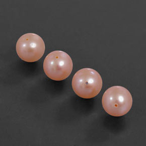 13.68캐럿 천연 핑크 진주 보석, 구형 / 볼, 7.85 mm, 불투명체