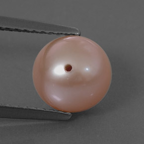 3.13캐럿 천연 핑크 진주, 구형 / 볼, 7.63 mm, 불투명체