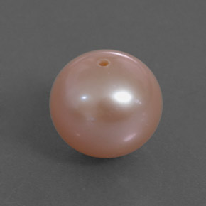 3.13캐럿 천연 핑크 진주, 구형 / 볼, 7.63 mm, 불투명체
