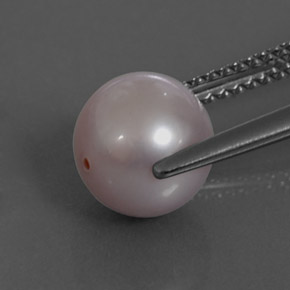3.42캐럿 천연 미디엄 핑크 진주, 구형 / 볼, 7.99 mm, 불투명체