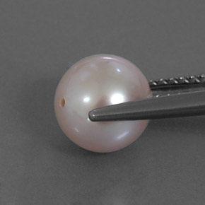 3.25캐럿 천연 미디엄 핑크 진주, 구형 / 볼, 7.73 mm, 불투명체