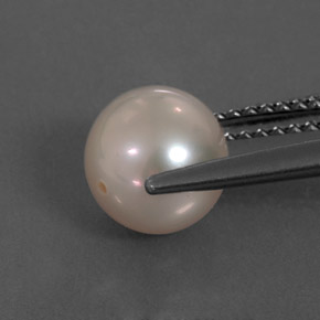 2.89캐럿 천연 크림 핑크 진주, 구형 / 볼, 7.55 mm, 불투명체