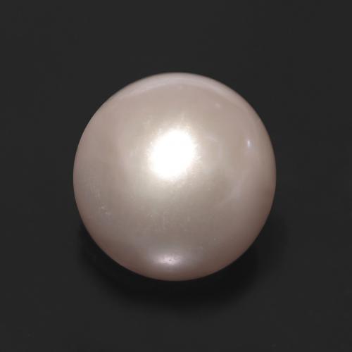 3.31캐럿 천연 오렌지 핑크 진주, 구형 / 볼, 7.78 mm, 불투명체