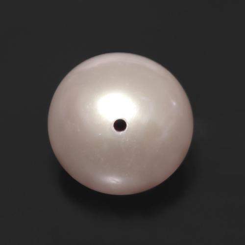 3.31캐럿 천연 오렌지 핑크 진주, 구형 / 볼, 7.78 mm, 불투명체