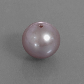 3.24캐럿 천연 라벤더 진주, 구형 / 볼, 7.81 mm, 불투명체