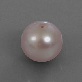 3.21캐럿 천연 오렌지 핑크 진주, 구형 / 볼, 7.78 mm, 불투명체