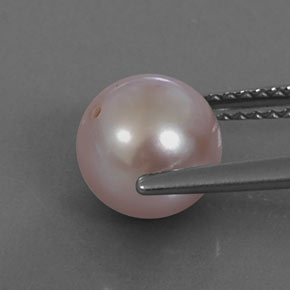 3.21캐럿 천연 오렌지 핑크 진주, 구형 / 볼, 7.78 mm, 불투명체