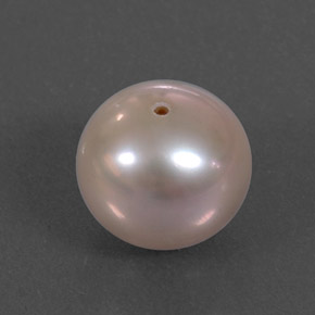 3.36캐럿 천연 크림 핑크 진주, 구형 / 볼, 7.70 mm, 불투명체