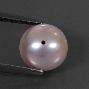 3.40캐럿 천연 미디엄 핑크 진주, 구형 / 볼, 7.93 mm, 불투명체
