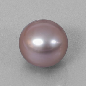 3.50캐럿 천연 라벤더 진주, 구형 / 볼, 8.03 mm, 불투명체
